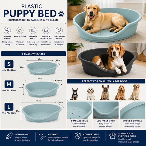 Cuccia per cani plastica - cuccia,